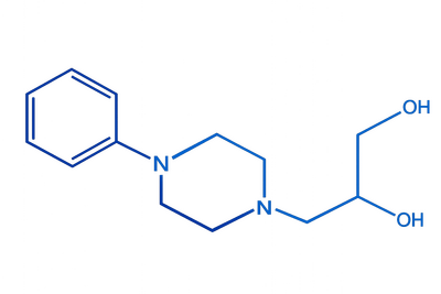 Chemische Strukturformel des Wirkstoffs Dropropizin