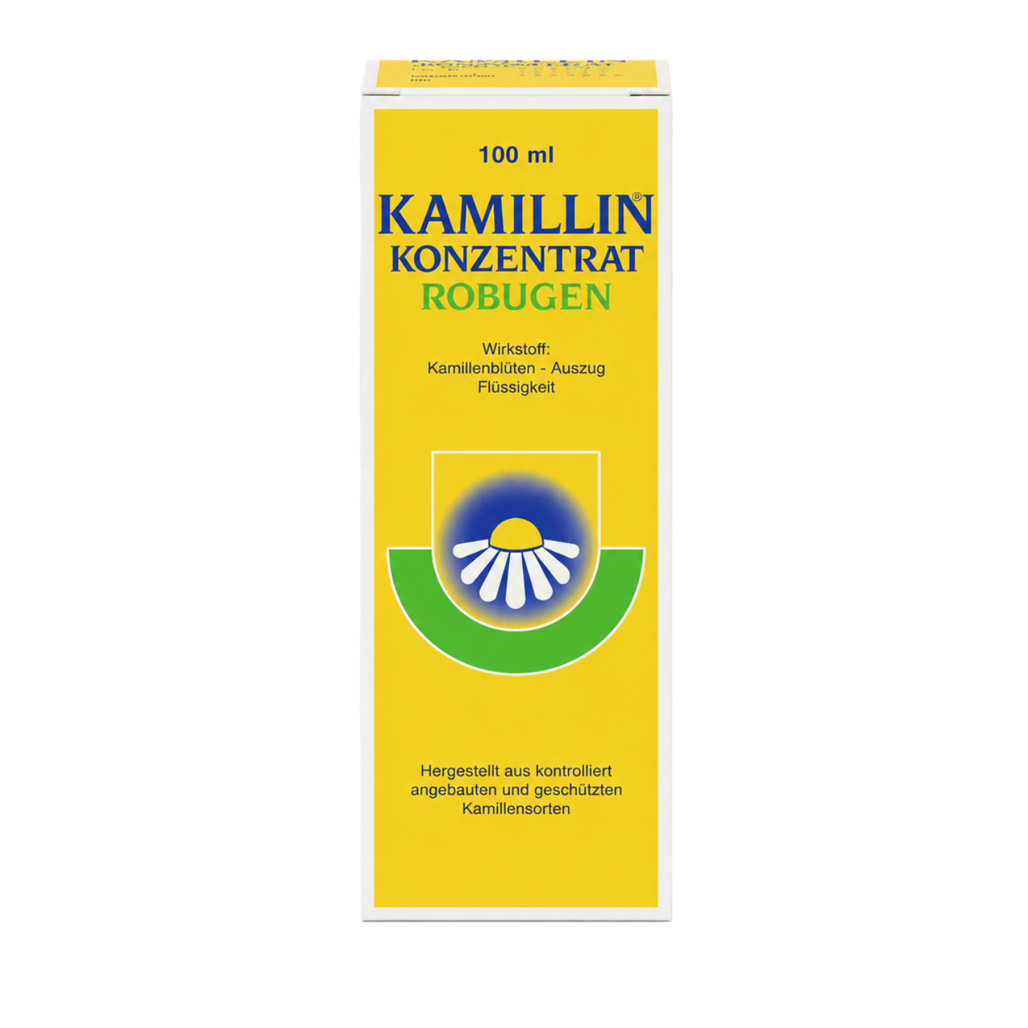 Faltschachtel des Kamillin Konzentrat Robugen